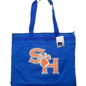 Sam Houston State University Bearkats SHSU  NCAA Team Tote Bag With Zipper